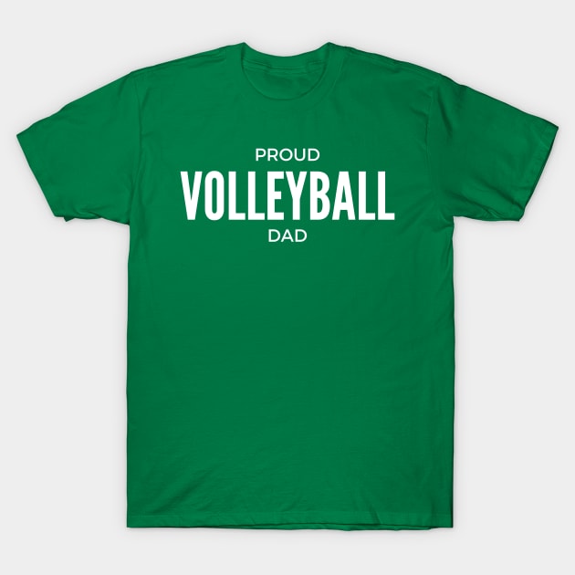 Proud Volleyball Dad T-Shirt by winsteadwandering